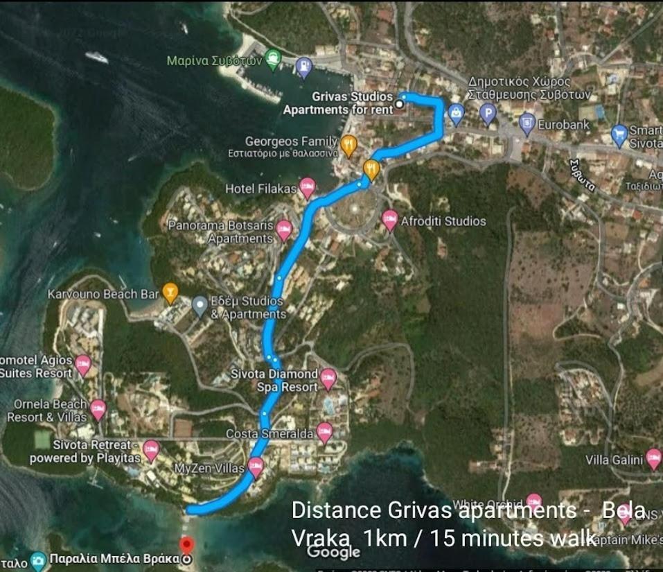 סיבוטה Grivas Apartments מראה חיצוני תמונה